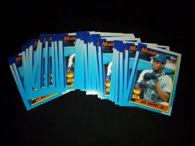 1990 Topps #336 Ken Griffey Jr. Rookie Baseball Card Lot of 20 Cards NM-MT+
