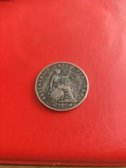 1855 Victoria Copper Half Penny Coin /