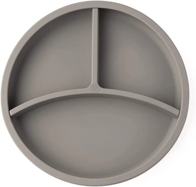 Plato de silicona para bebé Eco Rascals - placa dividida sin plástico con extraíble -