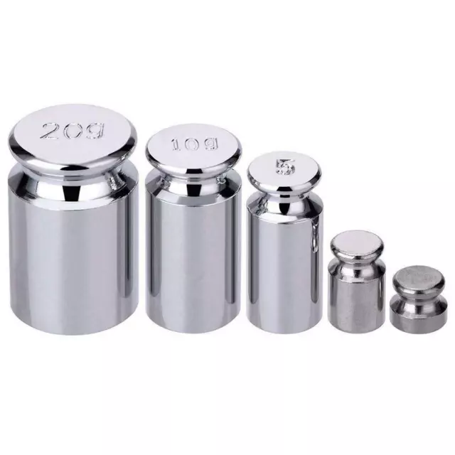 5pcs/set Plating Calibration Gram Scale Weight Set For Digital Balance R3C9 2