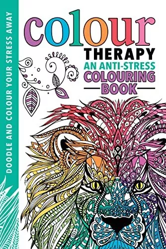 Colour Therapy: An Anti-Stress Colouring Book by Schrey, Sophie Book The Cheap