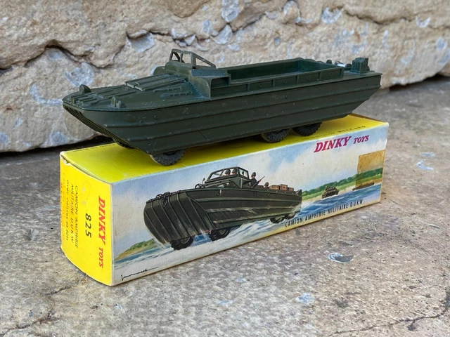 DINKY TOYS France DUKW amphibie ref : 825 + boite d’origine, vintage en bon état