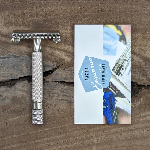 REVAMPED! 1938 Gillette Senator Open Comb Safety Razor - Shave Ready & Stunning!