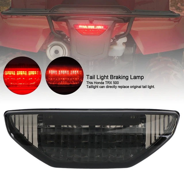 Tail Light Braking Lamp for Honda TRX 250 300 400EX TRX400X 500 700 Black