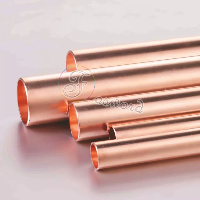 2/3/4/5/6/6.35/10/12/14/16mm Soft Copper Tube Pipe Coil Tubing Refrigeration Gas