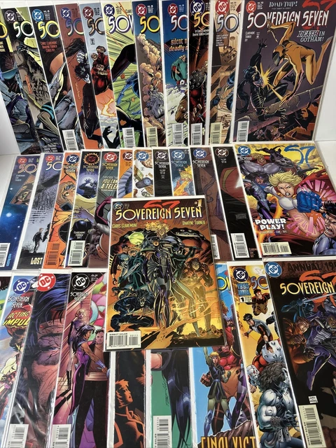 Sovereign Seven Lot/Run #1-20, 22-25, 27-29, 31-33, 36 +Annuals (DC 1995) *VF+*