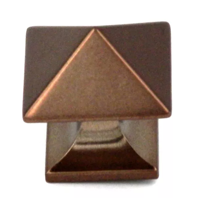 Hickory Hardware Studio P3014-VBZ Venetian Bronze 1" Square Cabinet Knob Pull