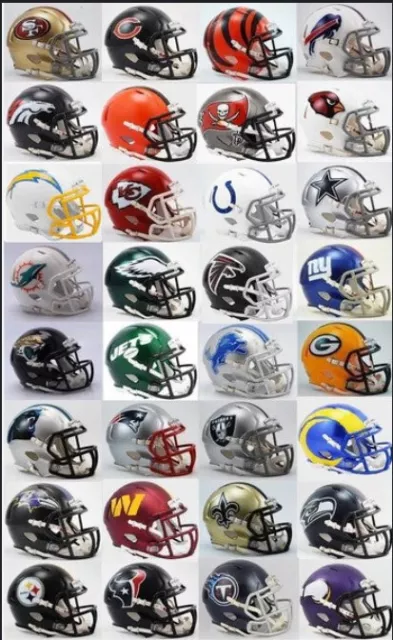 Riddell NFL Speed Mini Football Helmet ~ Pick Your Team!