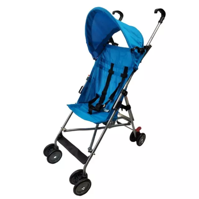 NEW  Aussie Baby Lightweight Upright Stroller - Blue