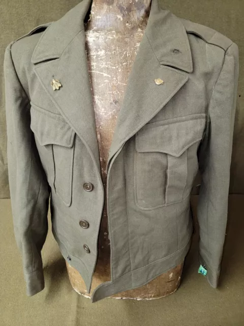 WWII US ARMY Ike Jacket with Ruptured Duck and Personal Pin £51.64 ...