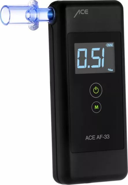 ACE Breathalyser AF-33, TU-Vienna  Accuracy Measuring: 97.9% Police Accurate