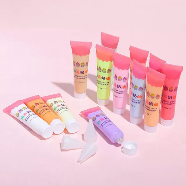 15ml Resin Cream for Phone Case Fake Whipped Clay Glue Simulat-tz