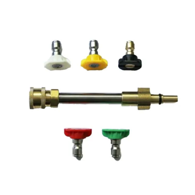 Conversion Universal 1/4 Quick Connect Kit For Pressure Washer W/Jet Nozzles