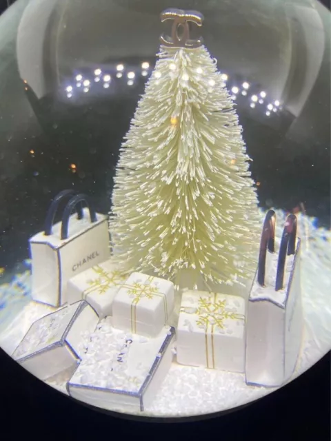 CHANEL Collector Big Snow Globe - Gold Christmas Tree, Chanel No.5