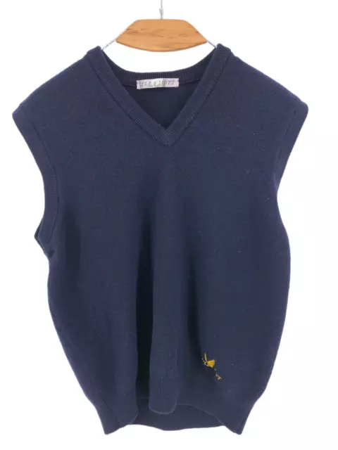 Vintage Lyle & Scott Mujer Chaleco Talla M