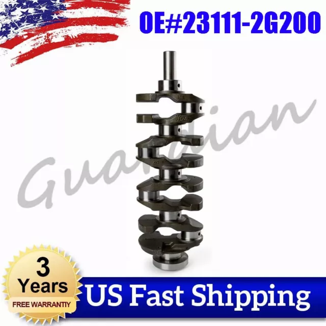 23111-2G200 Engine Crankshaft For Hyundai Santa Fe Sonata Tucson Kia Forte 2.4L