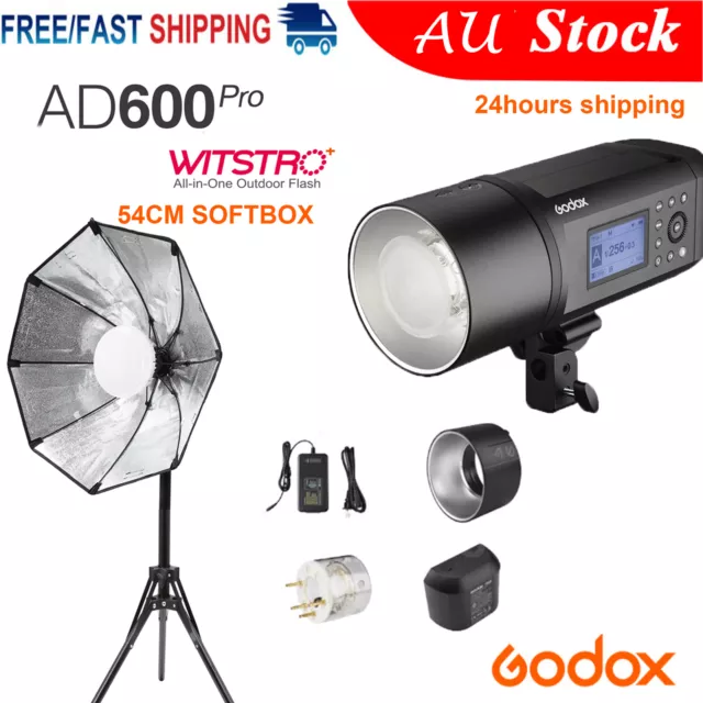 Godox AD600Pro 600Ws TTL HSS Outdoor Flash with 54cm Softbox with bulb 75W KIT