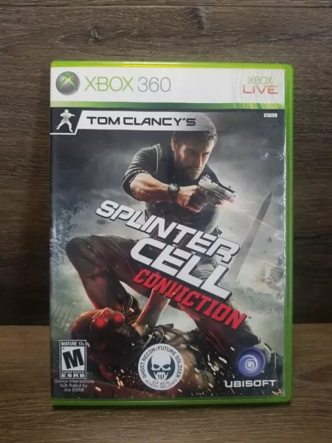 Xbox 360 - Tom Clancy's Splinter Cell Conviction Microsoft Xbox 360  Complete #111