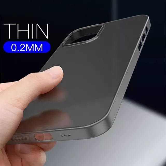 Ultra Thin 0.2mm Matte Case For iPhone 14 13 12 Mini X XS 11 Pro Max Phone Cover