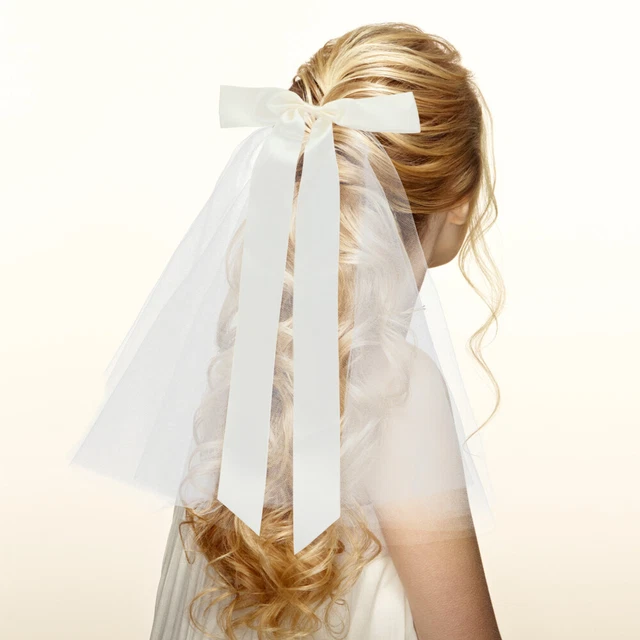 Voile De Mariée Gothique Noir – Dentelle Et Broderie – Pour Halloween, Mariage, Photos Ou Soirées - 6