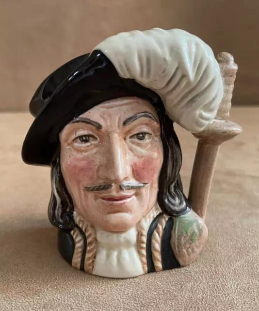 4" Royal Doulton Athos Toby Character Mug small jug D6452 The three Musketeers