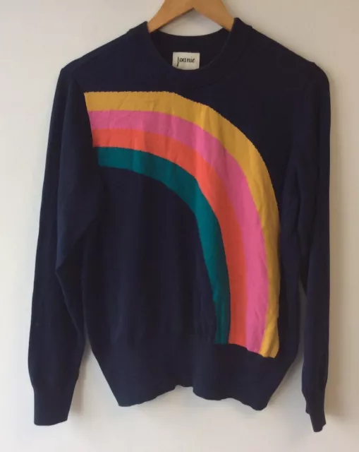 joanie jumper large Blue Rainbow Long Sleeve Used