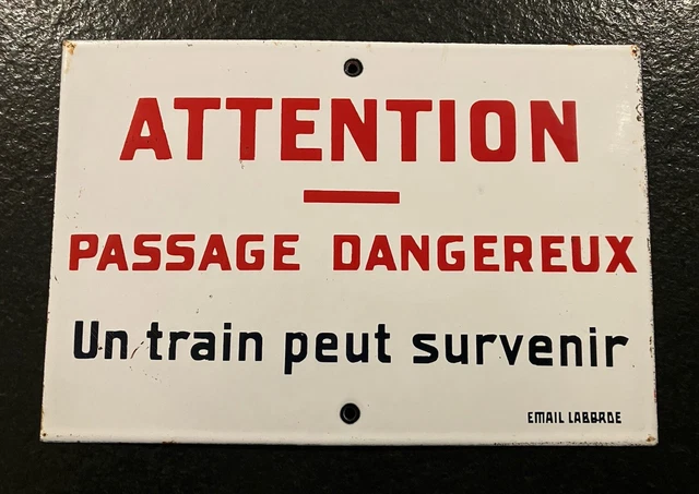 ANCIENNE PLAQUE EMAILLEE Sncf EUR 260,00 - FR ANCIENNE PLAQUE EMAILLEE Sncf EUR 260,00 - FR