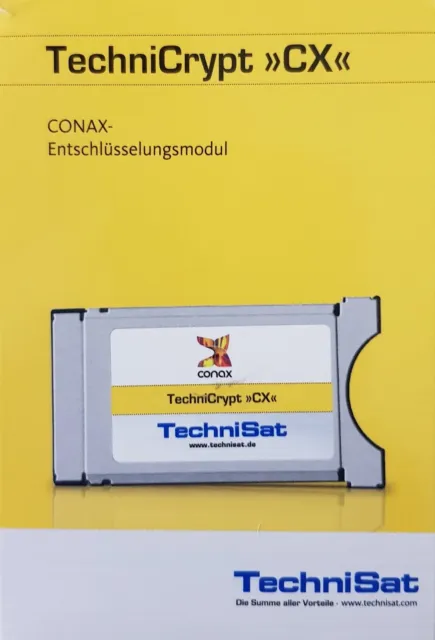 TechniSat TechniCrypt "CX" Conax - CI - Modul - NEU - OVP