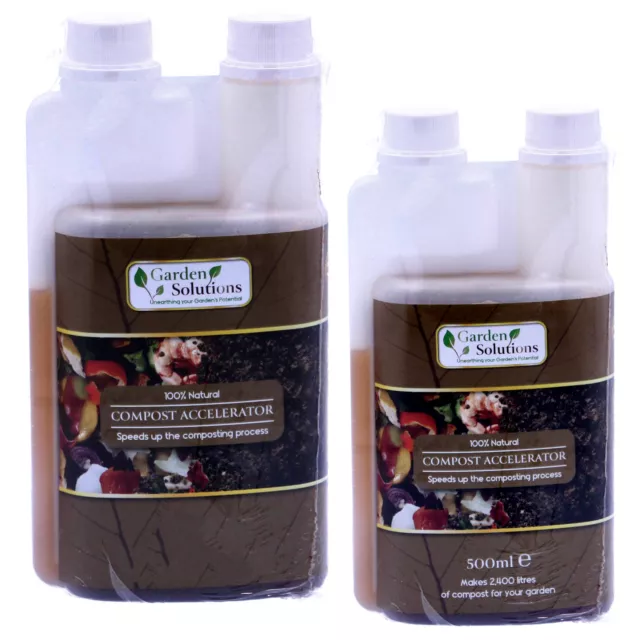 Garden Solutions Compost Accelerator Natural Organic Activator Maker Liquid