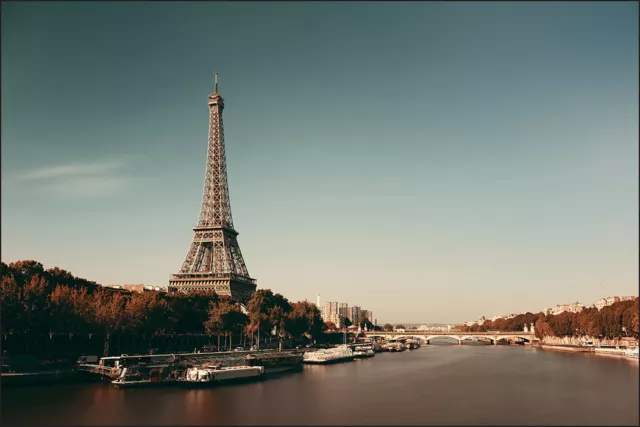 VINYL Fototapete XXL TAPETE Paris Eiffelturm 468