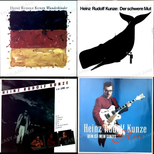 Heinz Rudolf Kunze Vinyl Sammlung Vol. 14: 4x LP Der Schwere Mut, ... .