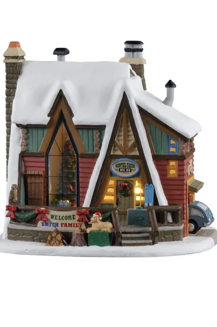 Lemax Vail Village Mountain Holiday Reunion Porcelain Lighted Building NIB 2021