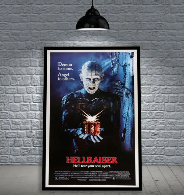 Hellraiser 1987 Framed Movie Poster Print Cinema A1 & 60X40Cm