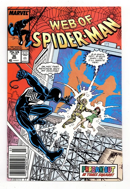 Web of Spider-Man #36 FN 6.0 1988 1st app. Tombstone