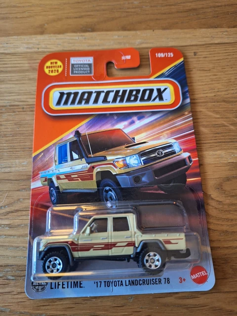 MATCHBOX 2025 MIX 3: '17 Toyota Land Cruiser 78 *Brand New Casting* £10 ...
