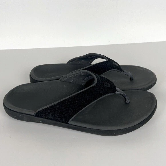 Spenco Women’s Sandals Size 9 Thong Fit Flop Color Black