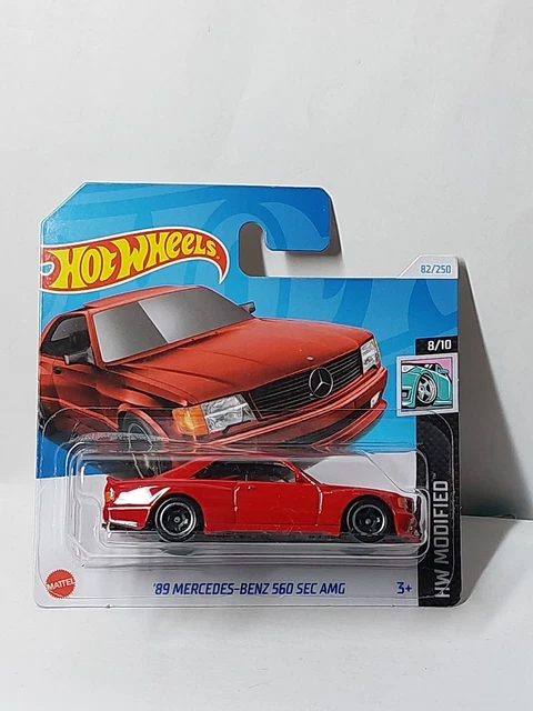 Hot Wheels 1/64 Mercedes-Benz 560 SEC AMG 1989 - Édition Mainline 2023 #4/5 - Neuf