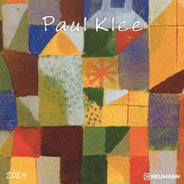 CALENDRIER 2024 PAUL KLEE art abstrait - format 30x60cm AFFICHE COLLECTION (tn)