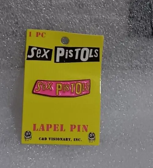 Sex Pistols Lapel Pin  New   Oop Rare Future Collectible Sid Johnny