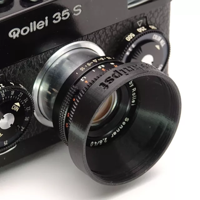 Pare-soleil Lens Hood pour Rollei 35S 35SE 30,5mm par Ausgeknipst