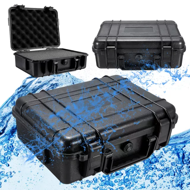 Waterproof Hard Carry Tool Case Bag Storage Box Camera Photography with Sponge