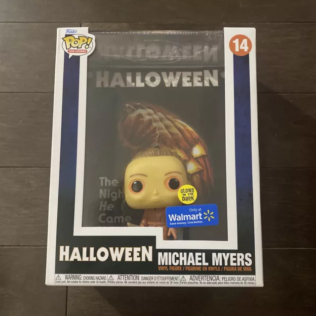 Funko Pop! VHS Cover Halloween MICHAEL MYERS #14 Walmart Exclusive GITD