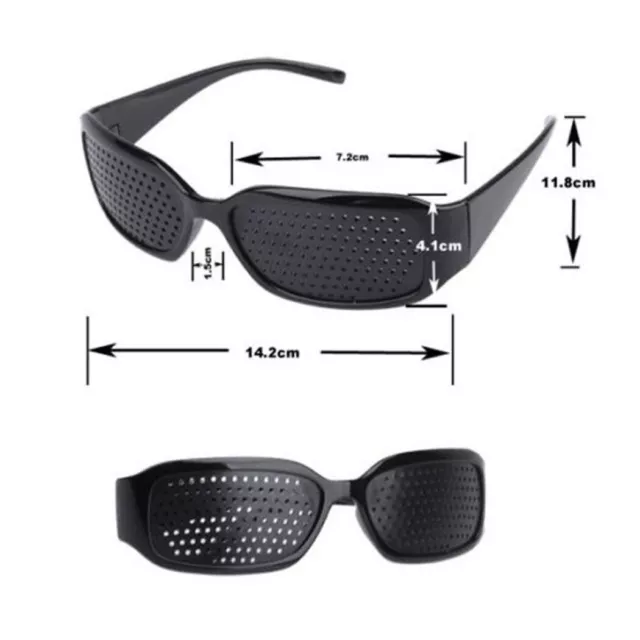 Unisex Eyes Correction Exercise Eyesight Vision Care Improvement Pinhole Glasses