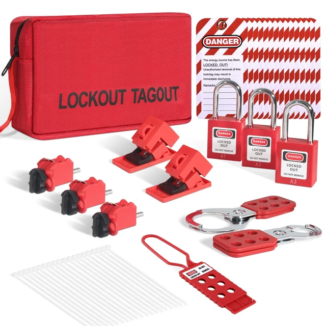 LOCKOUT TAGOUT KIT,LOCK Out Tag Out Kits Electrical,Loto Locks,Lockout ...