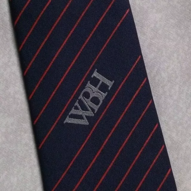 Tie Necktie Vintage Mens Crested Club Association Society WBH SILK