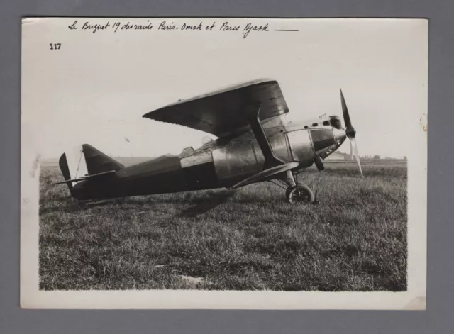 Breguet Br.19 Xix Vintage Original Photo Hispano Suiza - Paris - Omsk - 2