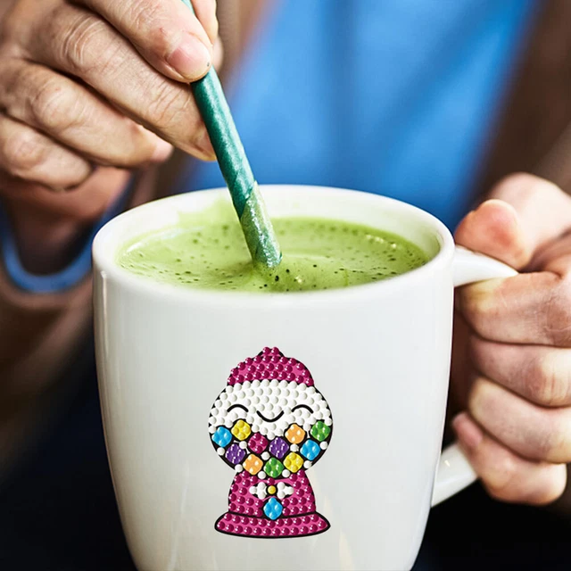 5 DIY GEM Art Sticker Cute Stickers Paint by Numbers for Kids Adult