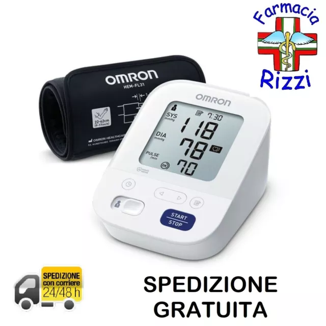 Omron M3 Comfort Misuratore Di Pressione Con Bracciale Intelli Wrap Semirigido