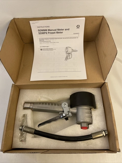 GRACO 24V034 SDMM8 Flexible Manual Meter 4/16 Quart (NPT)