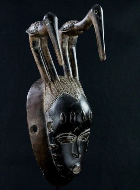 ART AFRICAIN ARTS Premiers Tribal Guro Mask - Splendide Masque Gouro ...